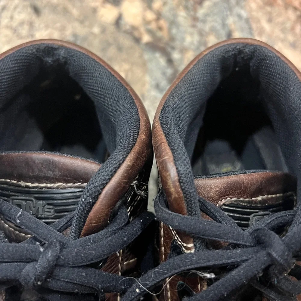 Dr Martens 9763 Doc England Made Brown Chunky Rugged VTG Mens Size 7 Boots